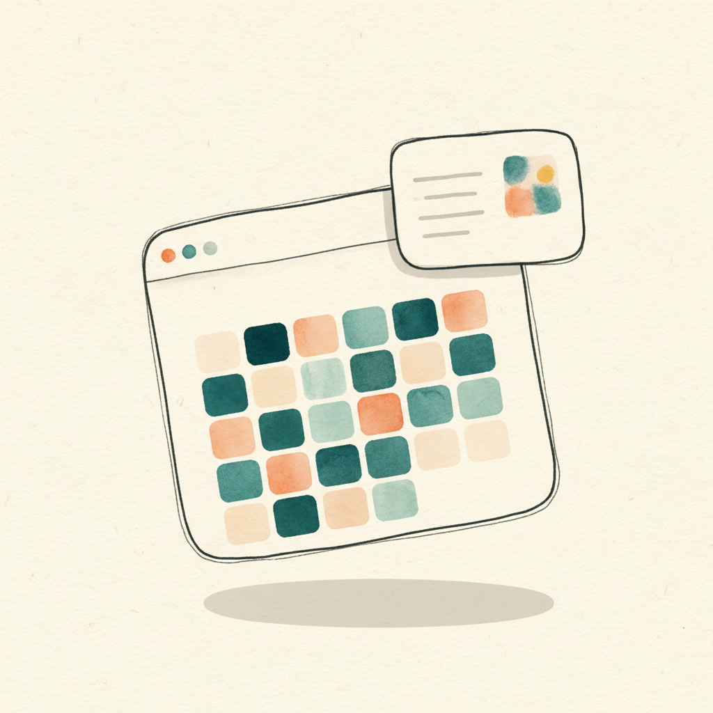 A stylised view of the CareJournal progress dashboard